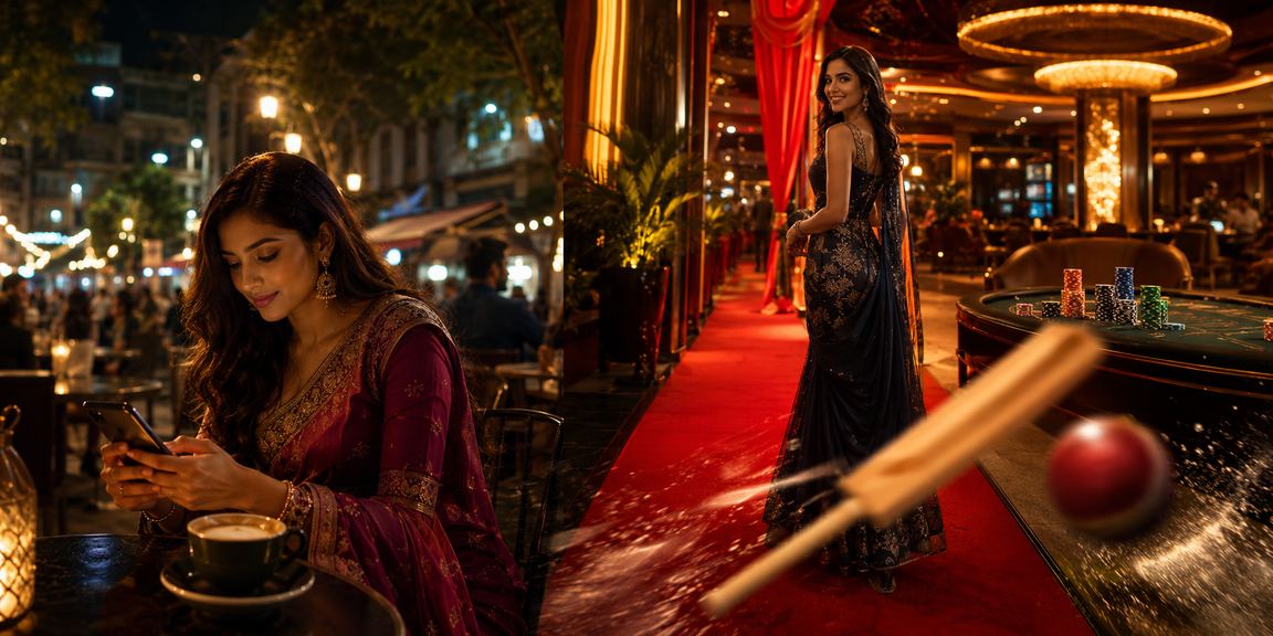 ঢাকার নাইট মার্কেটে মোবাইলে ক্রিকেট বেটিং করছেন একজন হাই রোলার